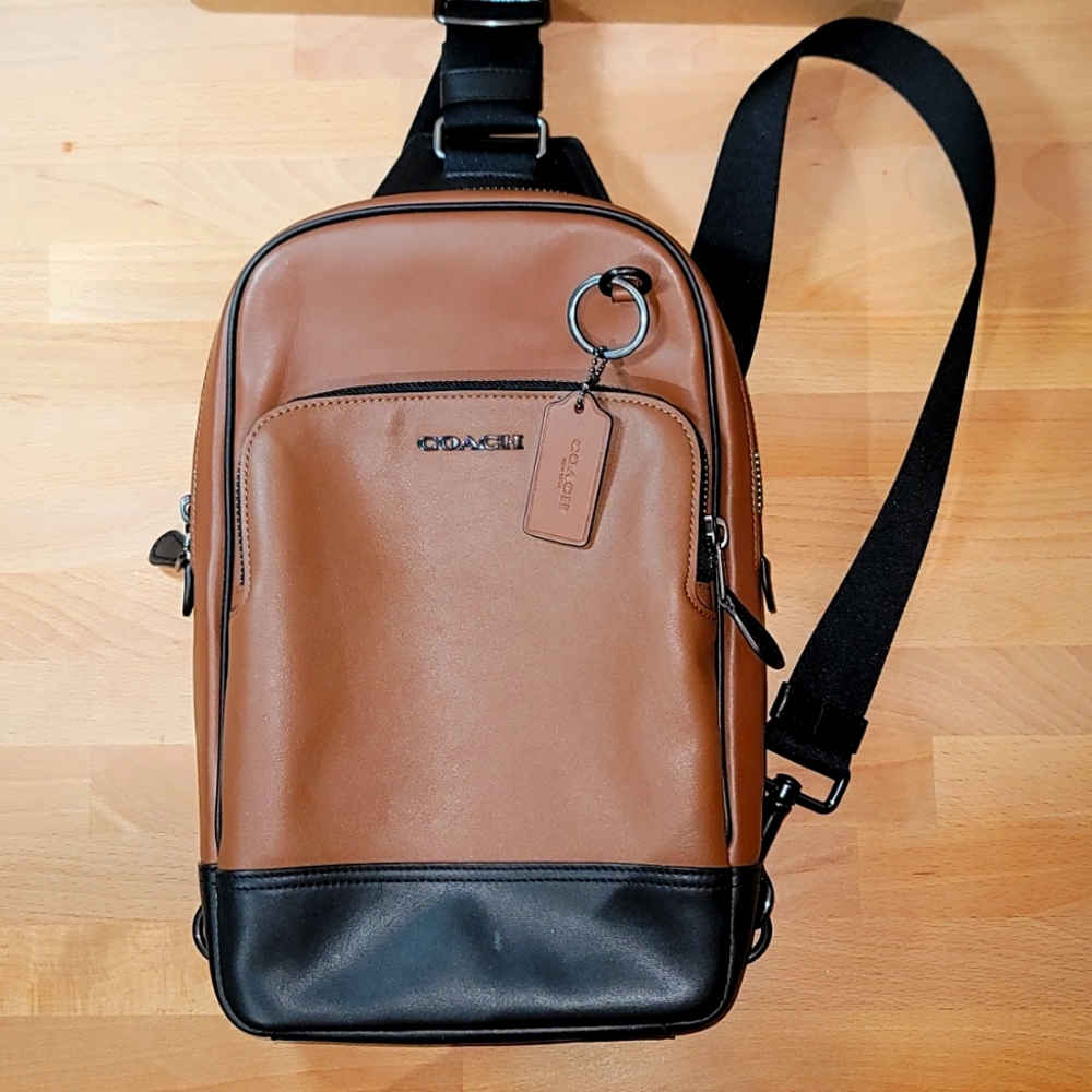 Coach Messenger Bag Saddle Brown